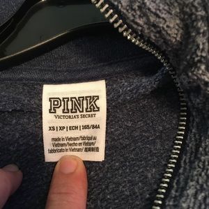 Victoria secret quarter zip like new. Oversized